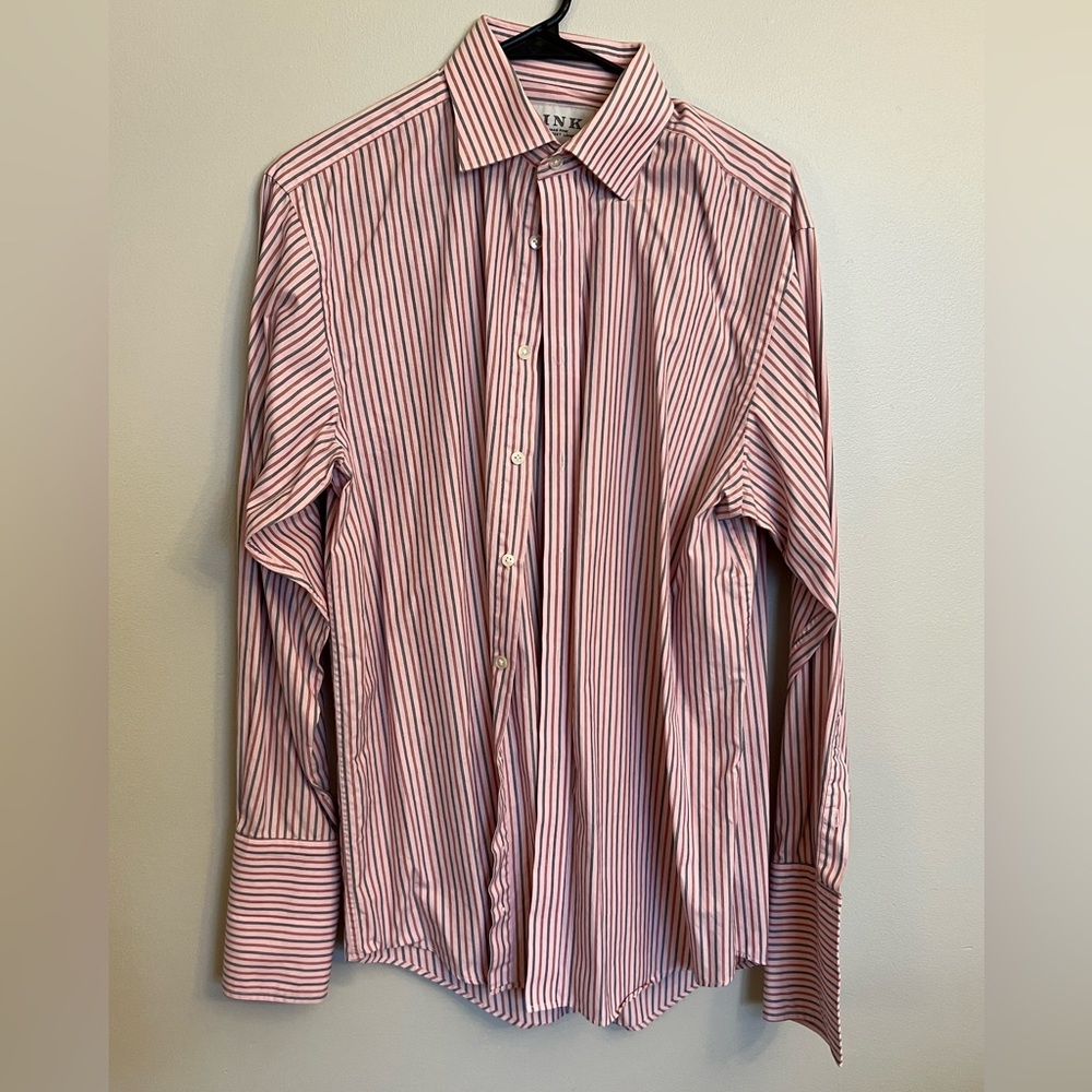 Thomas Pink Dress Shirt Pink Classic Design